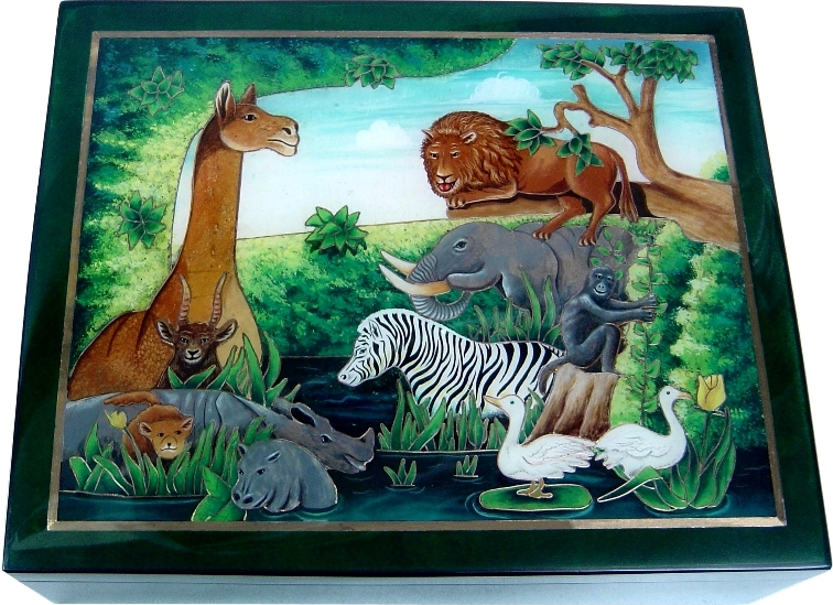 Jungle jewelry box